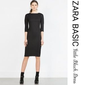 basic dress zara